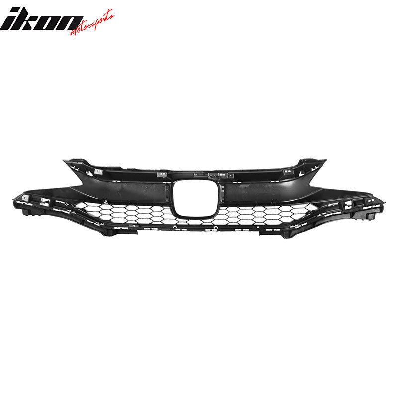 Fits 18-20 Honda Fit ABS Front Bumper Upper Grille Hood Mesh Grill - OE Style