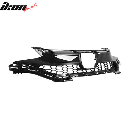 Fits 18-20 Honda Fit ABS Front Bumper Upper Grille Hood Mesh Grill - OE Style