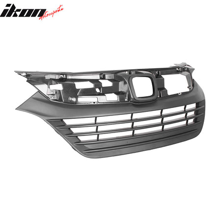 Fits 19-22 Honda HR-V EX EX-L LX ABS Front Bumper Upper Grille Cover - OE Style