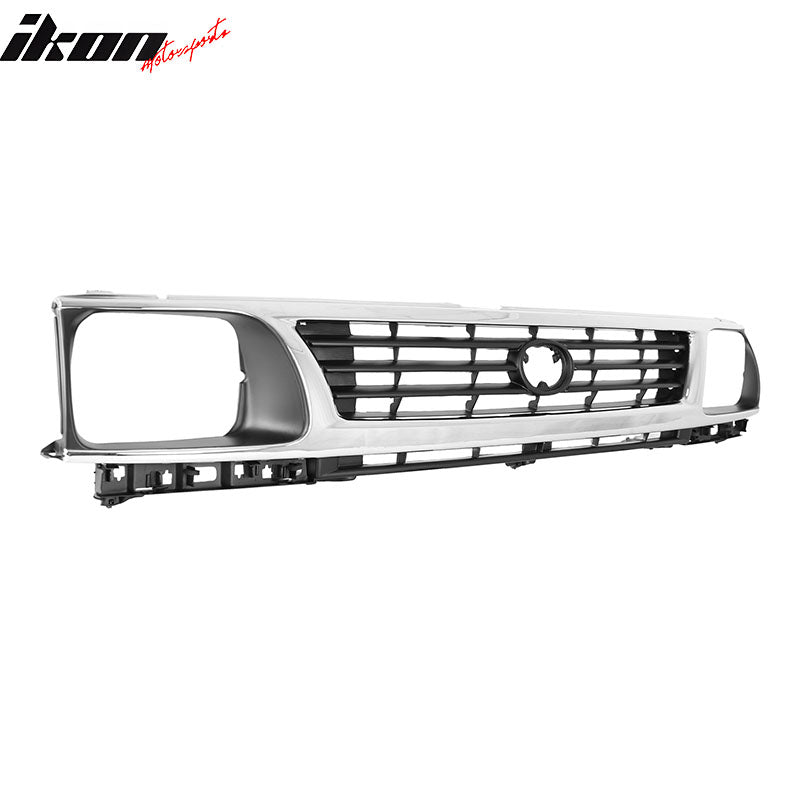 Fits 95-97 Toyota Tacoma OE Style Front Bumper Upper Grille Grill Assembly ABS