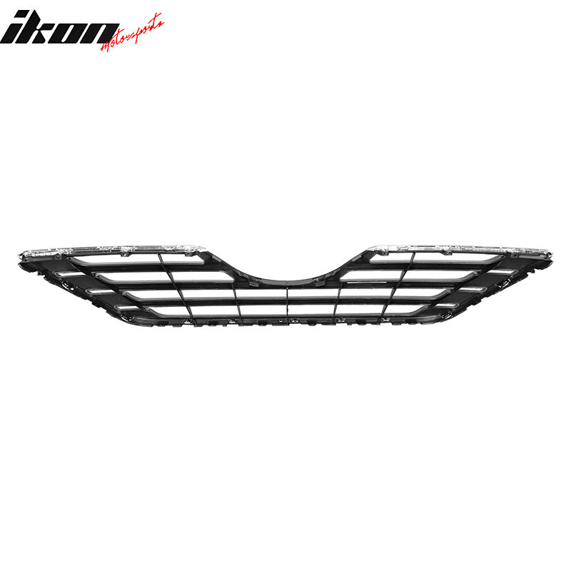 Fits 07-09 Toyota Camry XLE OE Style Front Bumper Upper Grille Cover Black ABS