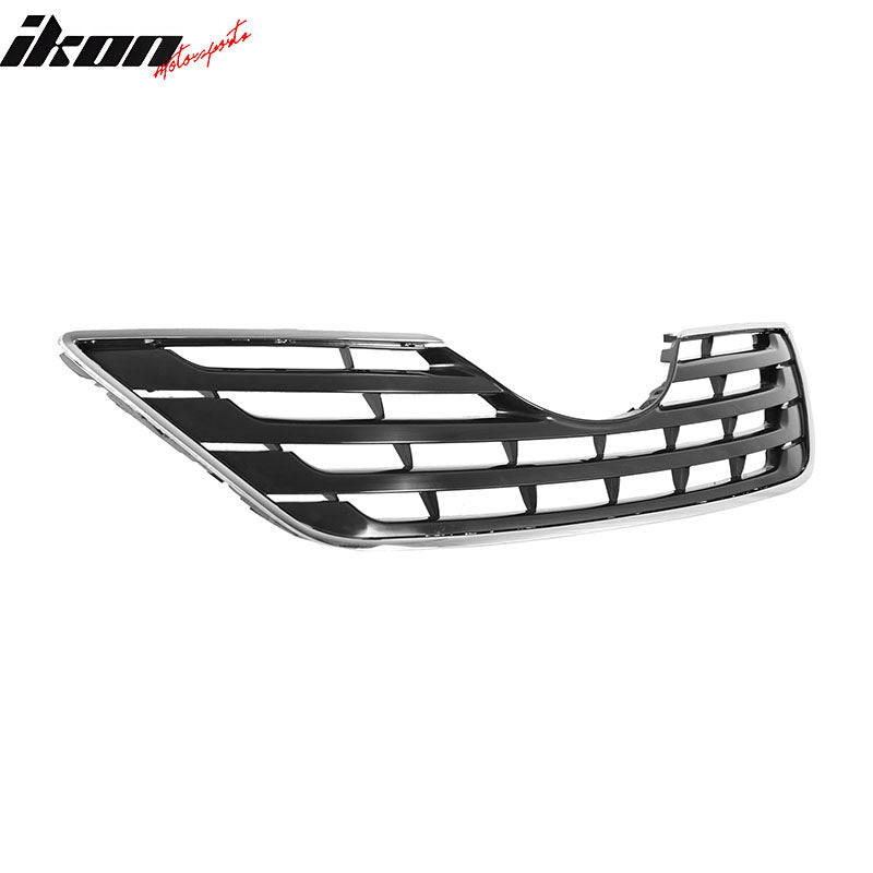 Fits 07-09 Toyota Camry XLE OE Style Front Bumper Upper Grille Cover Black ABS