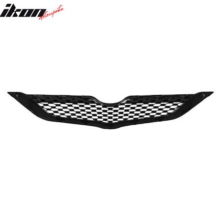 Fits 09-12 Toyota Yaris Sedan OE Style Front Bumper Upper Grille Mesh Grill ABS