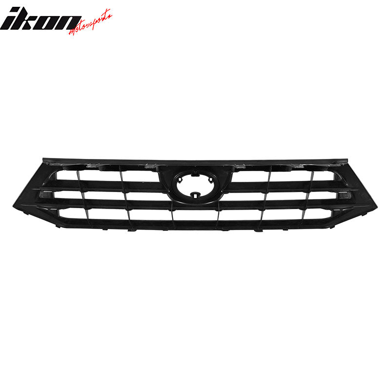 Fits 11-13 Toyota Highlander OE Style Front Bumper Upper Grille Cover Silver ABS