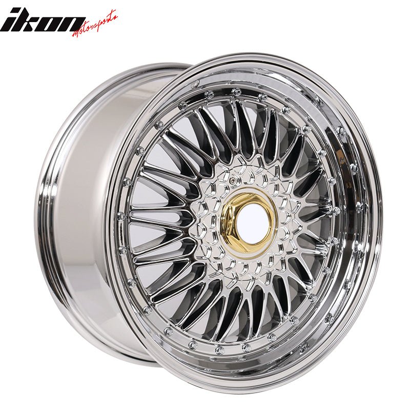 (4) 18X8.0 +35 5X114.3 / 5X120 Step Lip Deep Dish Mesh Wheels Rim(Lincoln Mazda)