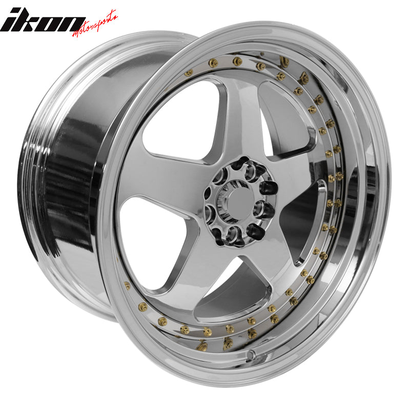 Icon Rims 113 IKON MOTORSPORTS, (4) 18X9.0 +30 5X100 / 5X114.3 Step Lip 5 Spoke ...