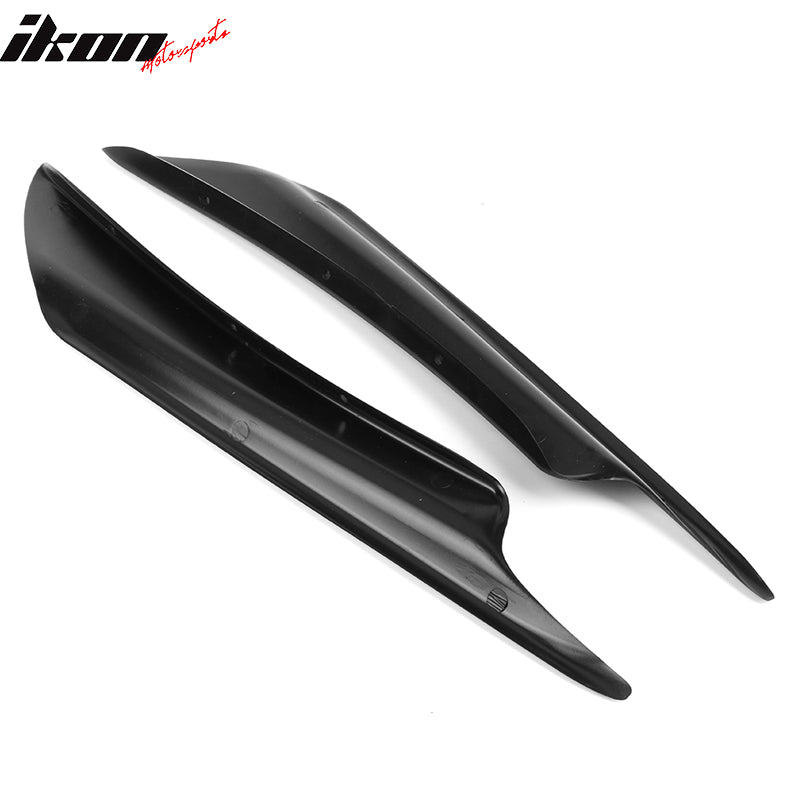 Universal Texture Carbon Fiber V1 A Front Bumper Lip Canards 40CM