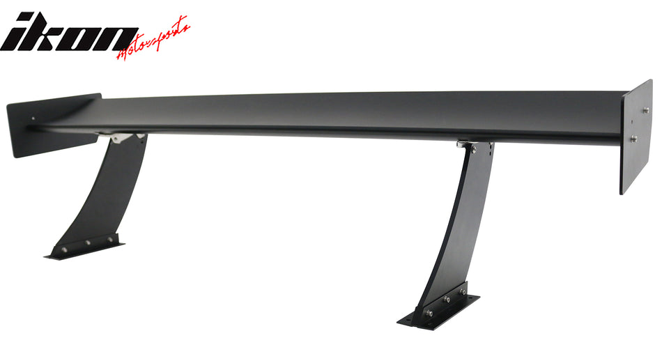 Universal 61'' GTC250 Trunk Spoiler Side Plate V1 Bracket V4A Legs ABS