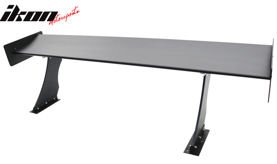 Universal 61'' GTC250 Trunk Spoiler Side Plate V1 Bracket V4B Legs ABS