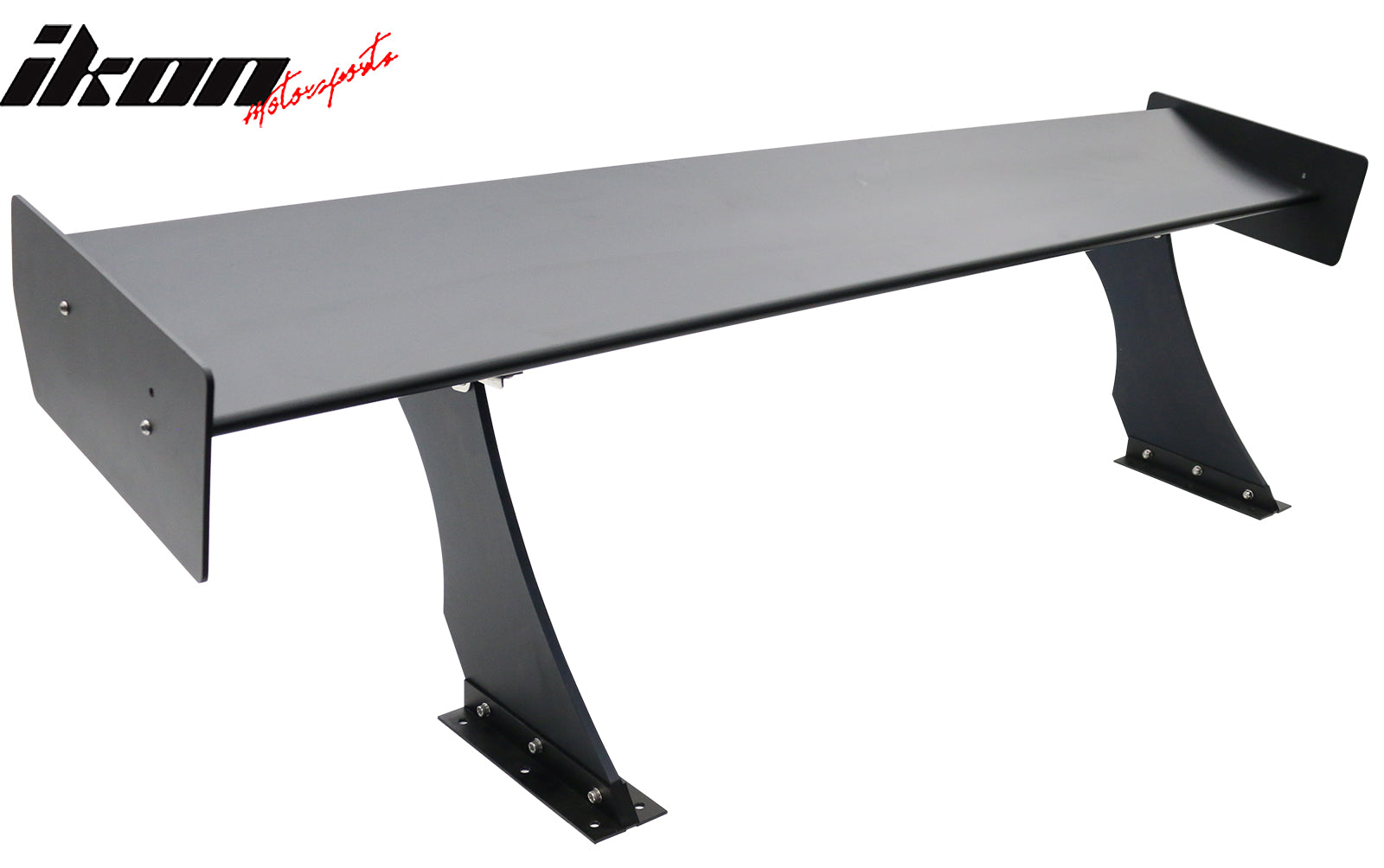 Universal 61" GTC250 Style Trunk Spoiler Rear Racing Wing (V4B Leg + Side Plate)