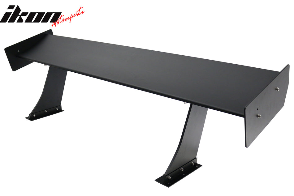 Universal 61'' GTC250 Trunk Spoiler Side Plate V1 Bracket V4C Legs ABS