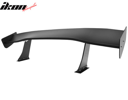 Universal 67" GTC300 Style Trunk Spoiler Rear Racing Wing (V4C Leg + Side Plate)