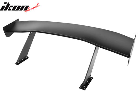 Universal 67" GTC300 Style Trunk Spoiler Rear Racing Wing (V4D Leg + Side Plate)