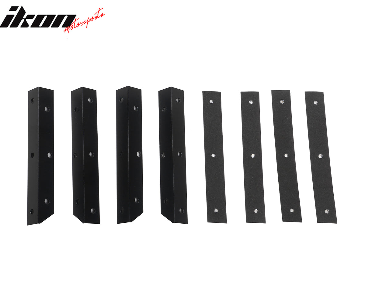 Universal 67" GTC300 Style Trunk Spoiler Rear Racing Wing (V4D Leg + Side Plate)