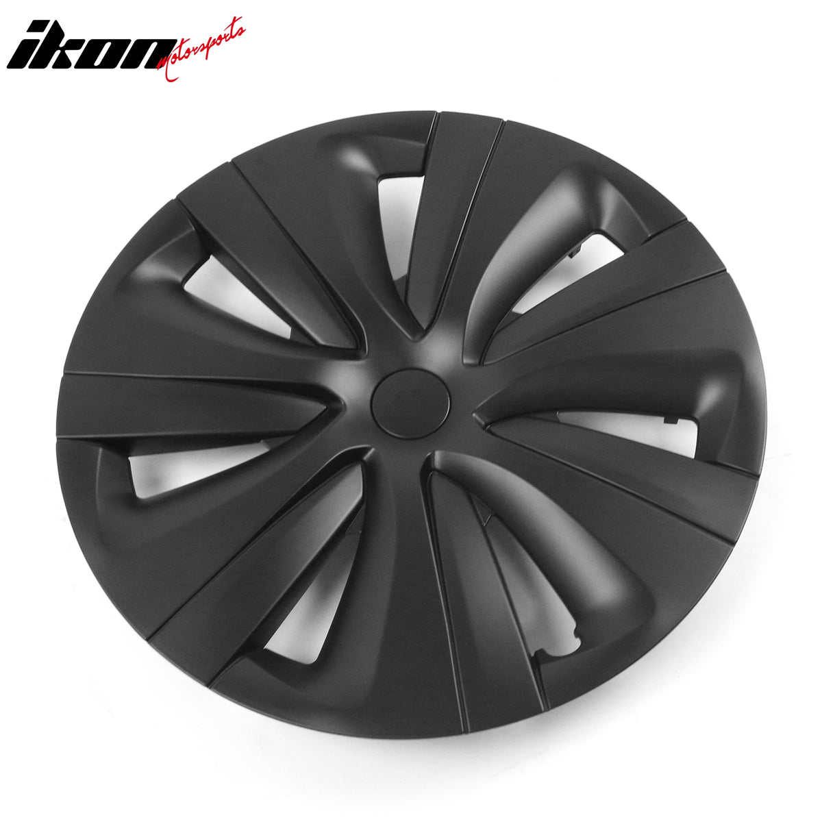 Fits 24-25 Tesla Model 3 S Style 18" Wheel Covers Hubcaps Rim Matte Black ABS