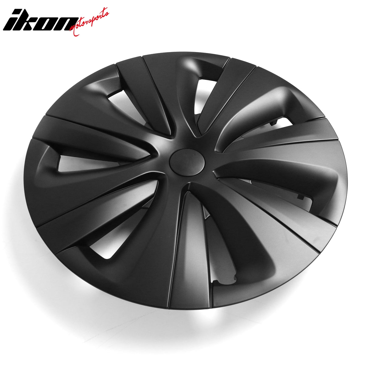 Fits 24-25 Tesla Model 3 S Style 18" Wheel Covers Hubcaps Rim Matte Black ABS