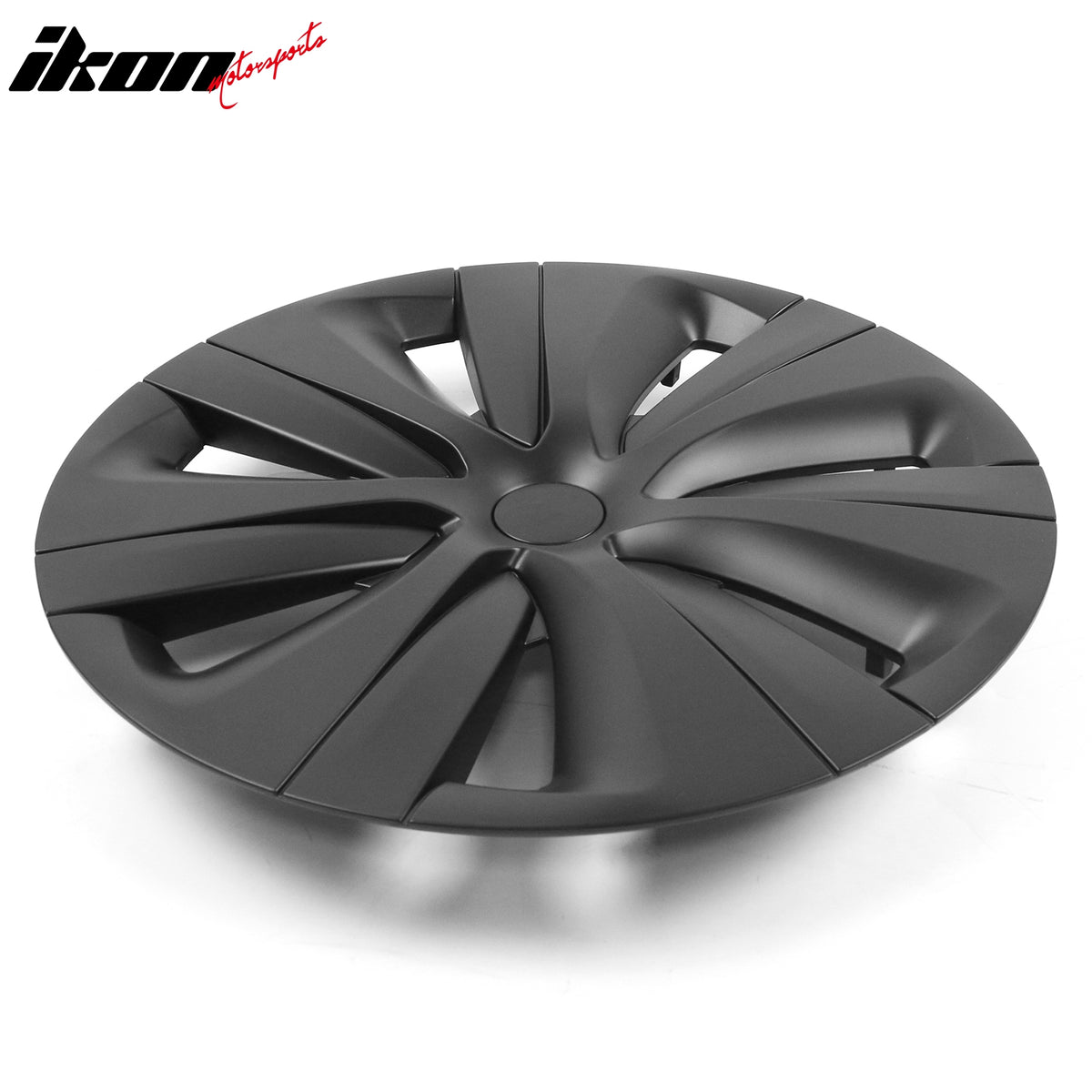 Fits 24-25 Tesla Model 3 S Style 18" Wheel Covers Hubcaps Rim Matte Black ABS