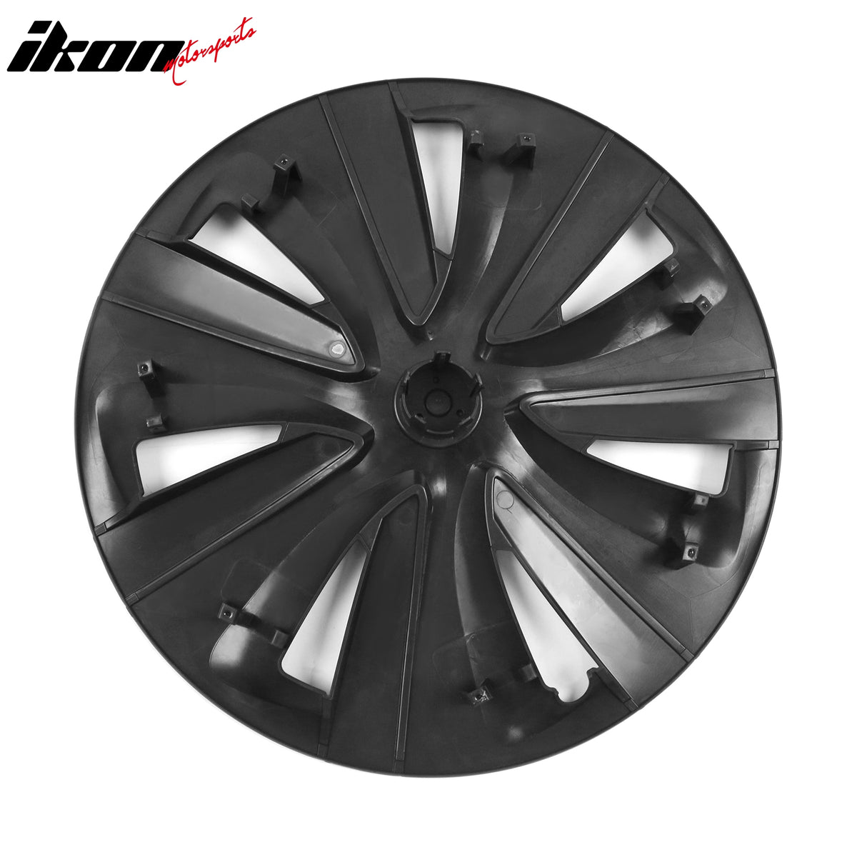 Fits 24-25 Tesla Model 3 S Style 18" Wheel Covers Hubcaps Rim Matte Black ABS