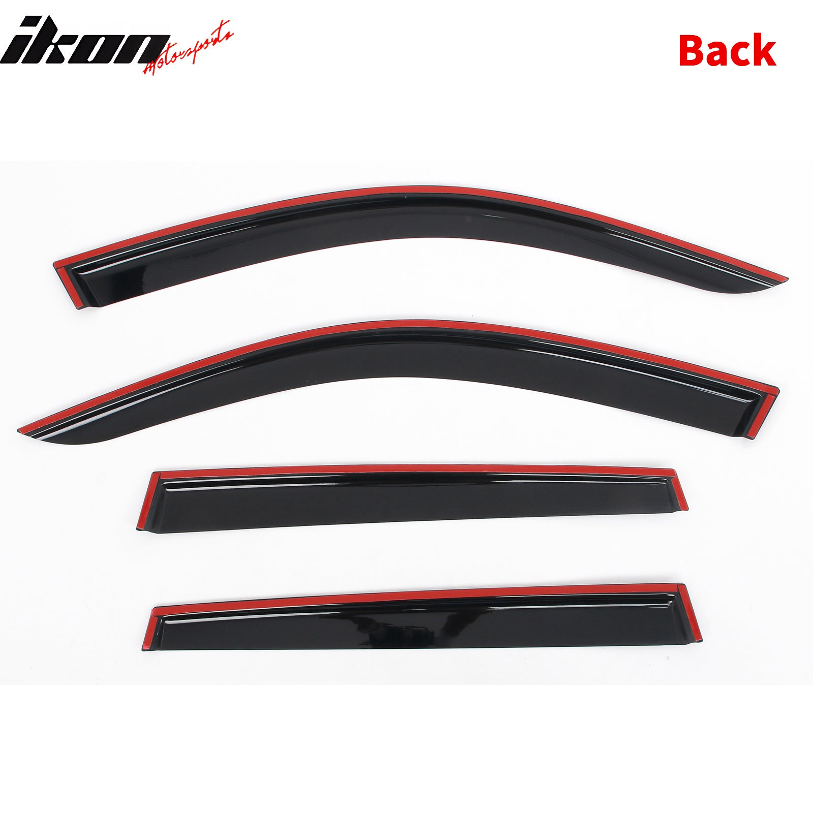 Fits 18-24 BMW G01 X3 Tape on Window Visors Vent Rain Sun Wind Guards Deflectors