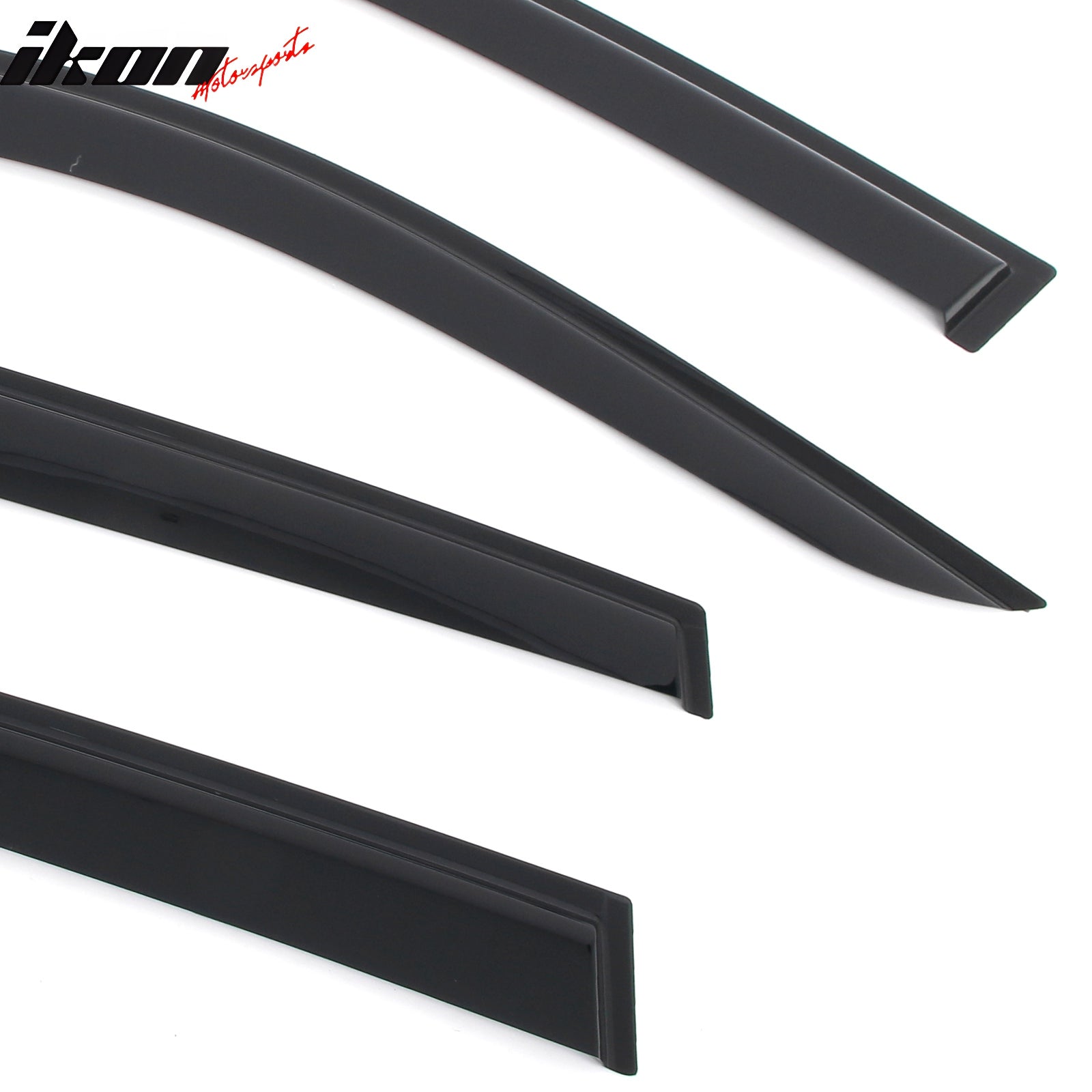 Fits 18-24 BMW G01 X3 Tape on Window Visors Vent Rain Sun Wind Guards Deflectors