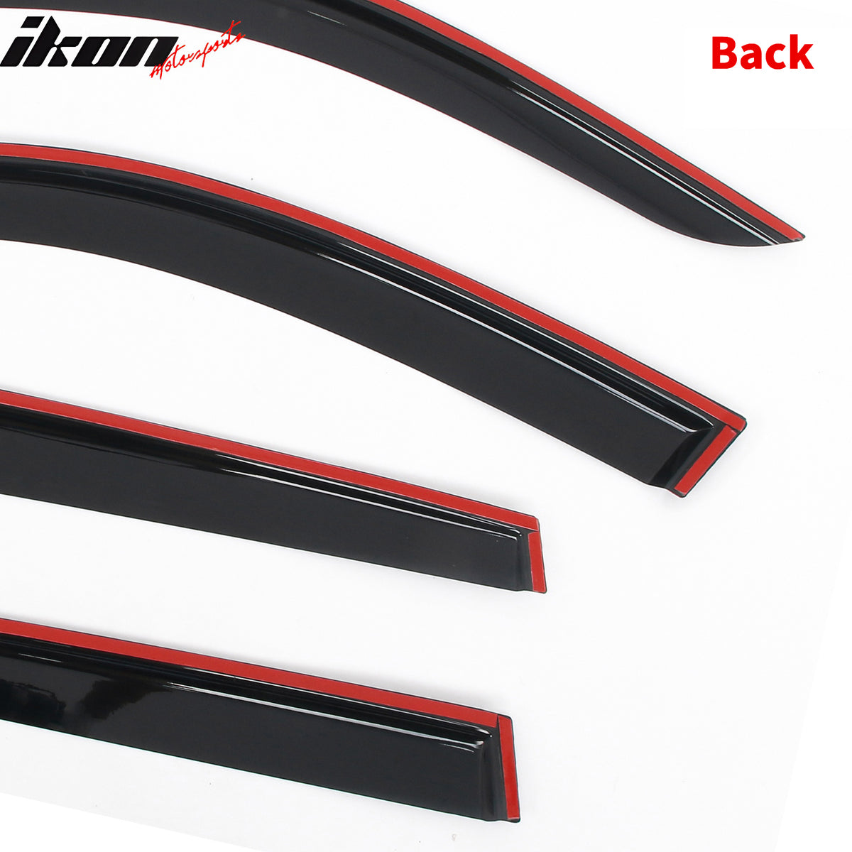 Fits 18-24 BMW G01 X3 Tape on Window Visors Vent Rain Sun Wind Guards Deflectors