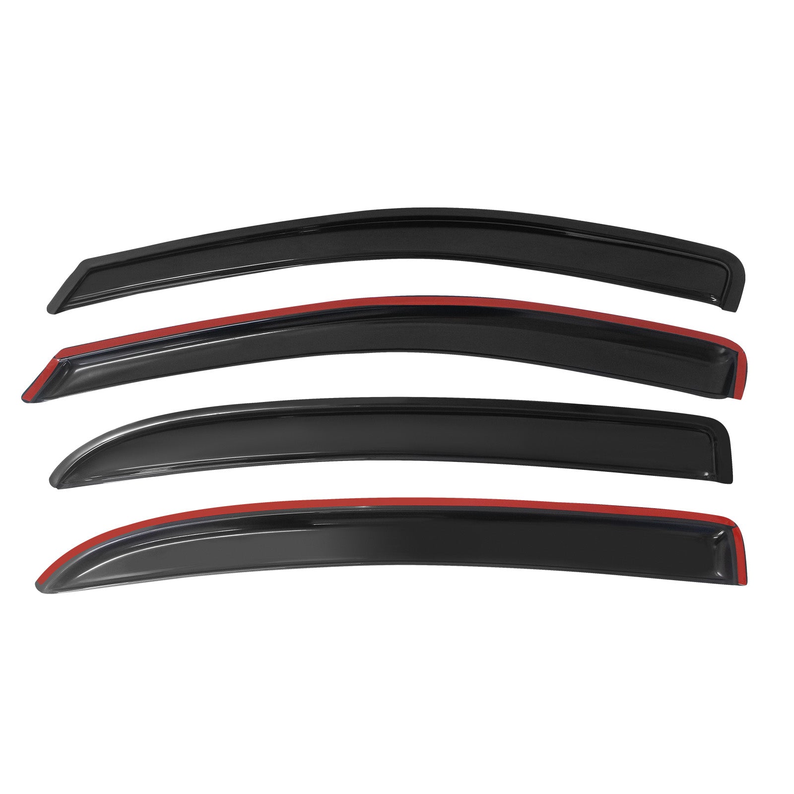 Fits 05-10 Chevy Cobalt Sedan Acrylic Window Visors Sun Guard Rain Deflector 4PC