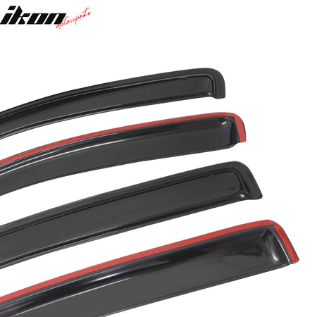 Fits 05-10 Chevy Cobalt Sedan Acrylic Window Visors Sun Guard Rain Deflector 4PC