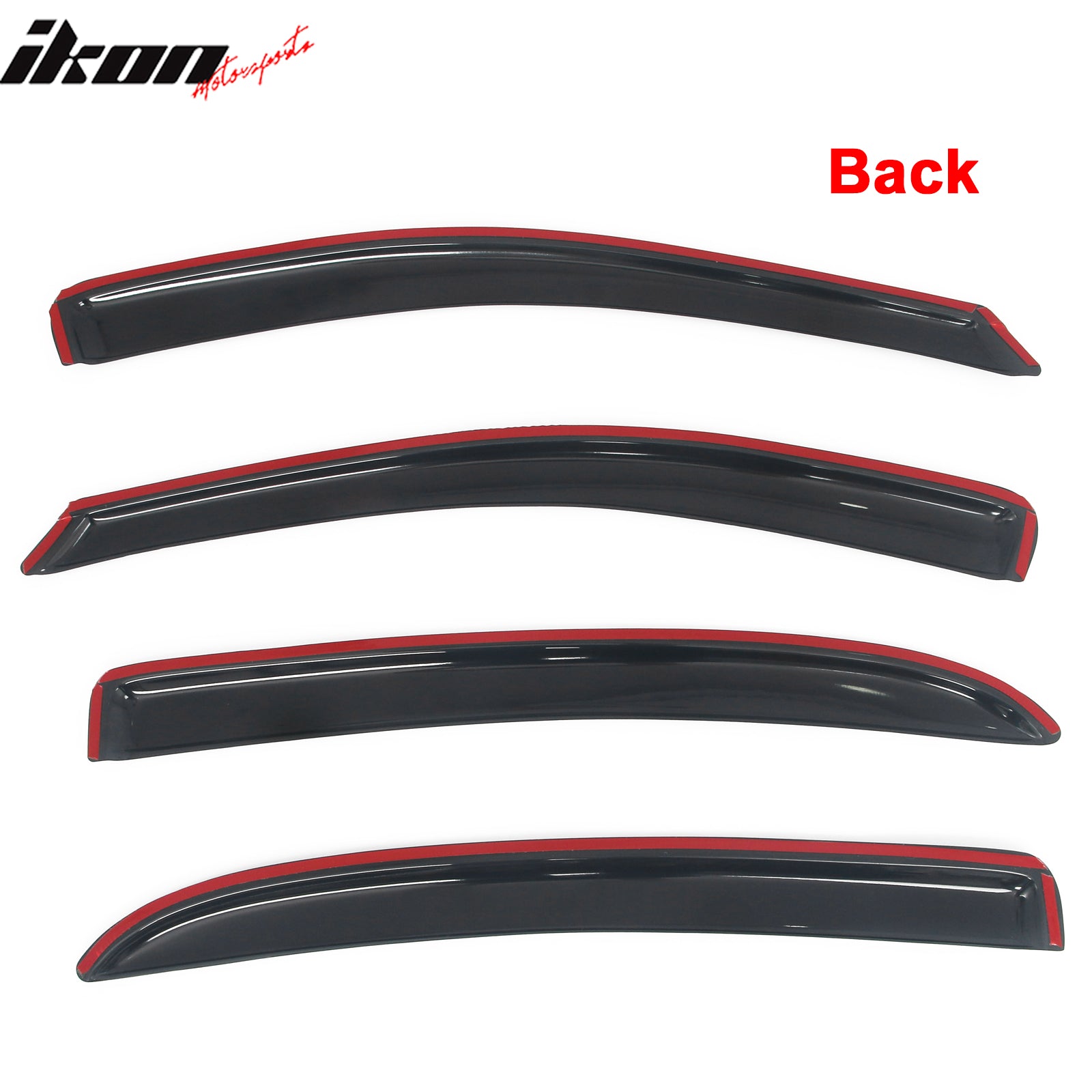 Fits 05-10 Chevy Cobalt Sedan Acrylic Window Visors Sun Guard Rain Deflector 4PC