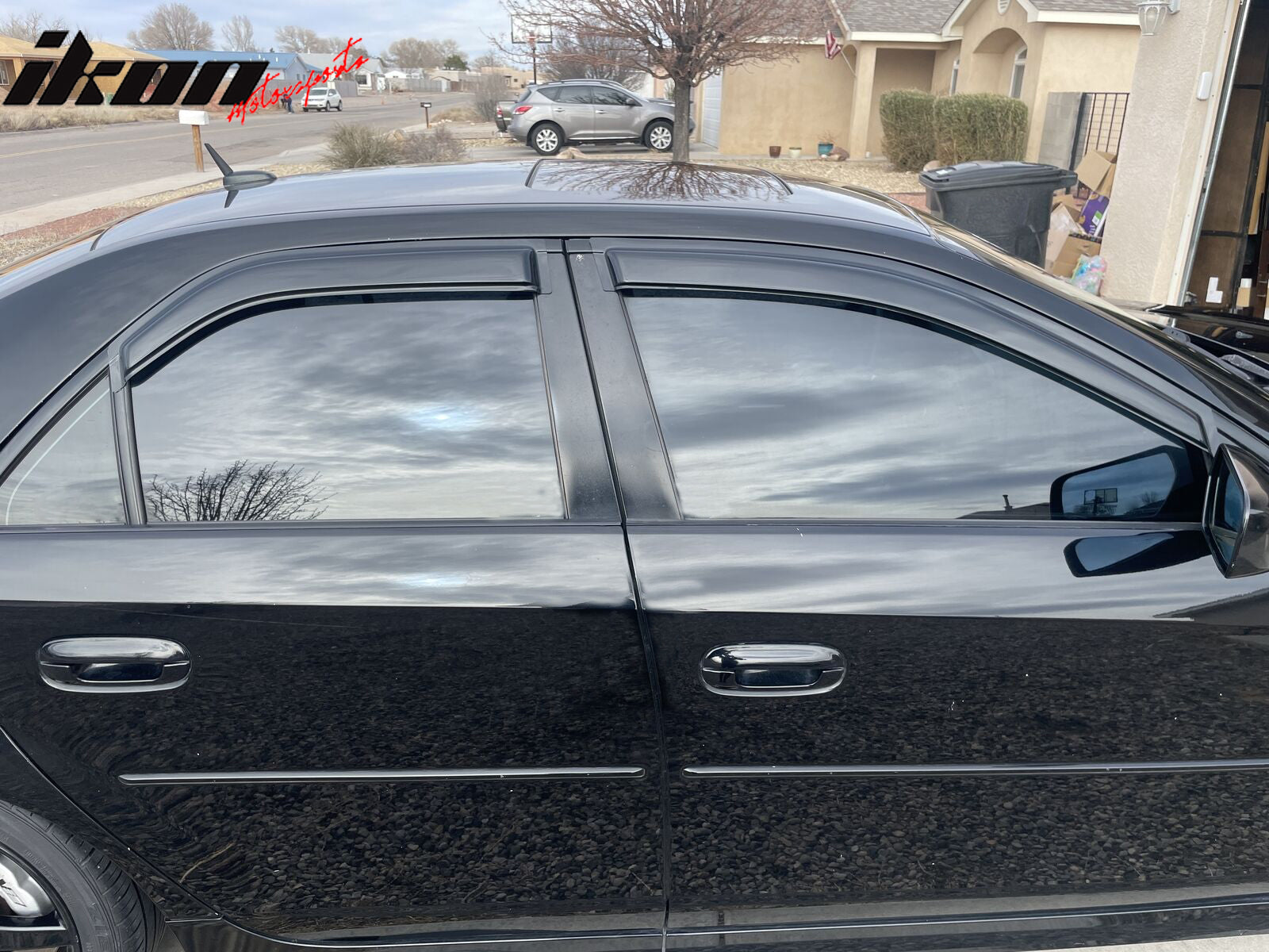 2003-2007 Cadillac CTS 4Pc Set Visor Windows Acrylic