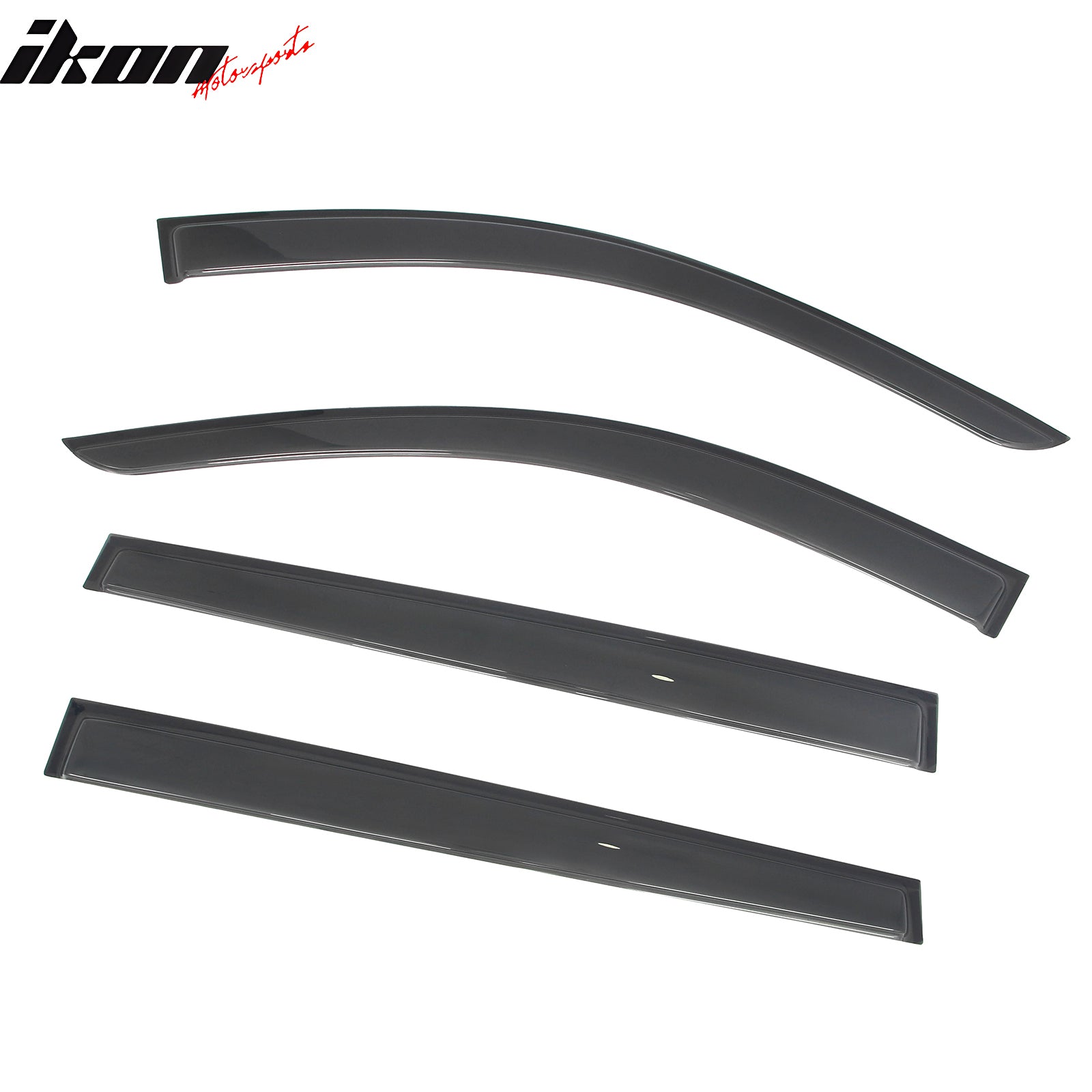 Fits 24-26 Chevrolet Traverse Tape-on Window Visors Vent Rain Guards Deflectors