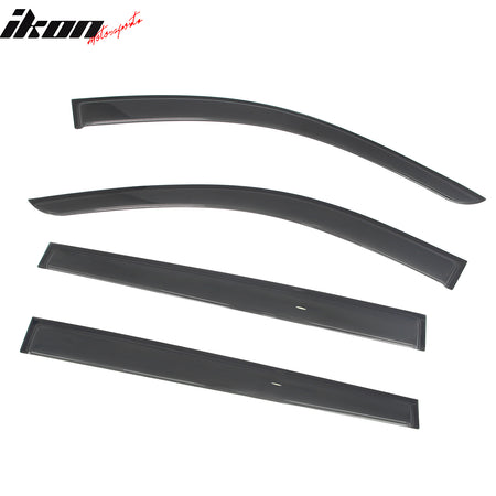 Fits 24-26 Chevrolet Traverse Tape-on Window Visors Vent Rain Guards Deflectors