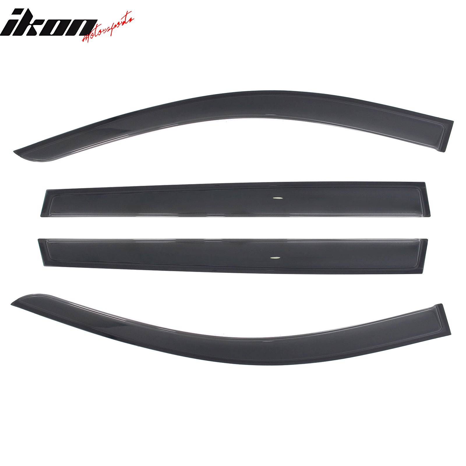 Fits 24-26 Chevrolet Traverse Tape-on Window Visors Vent Rain Guards Deflectors