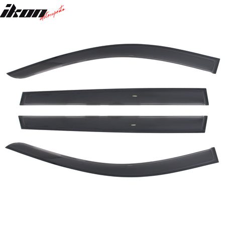 Fits 24-26 Chevrolet Traverse Tape-on Window Visors Vent Rain Guards Deflectors