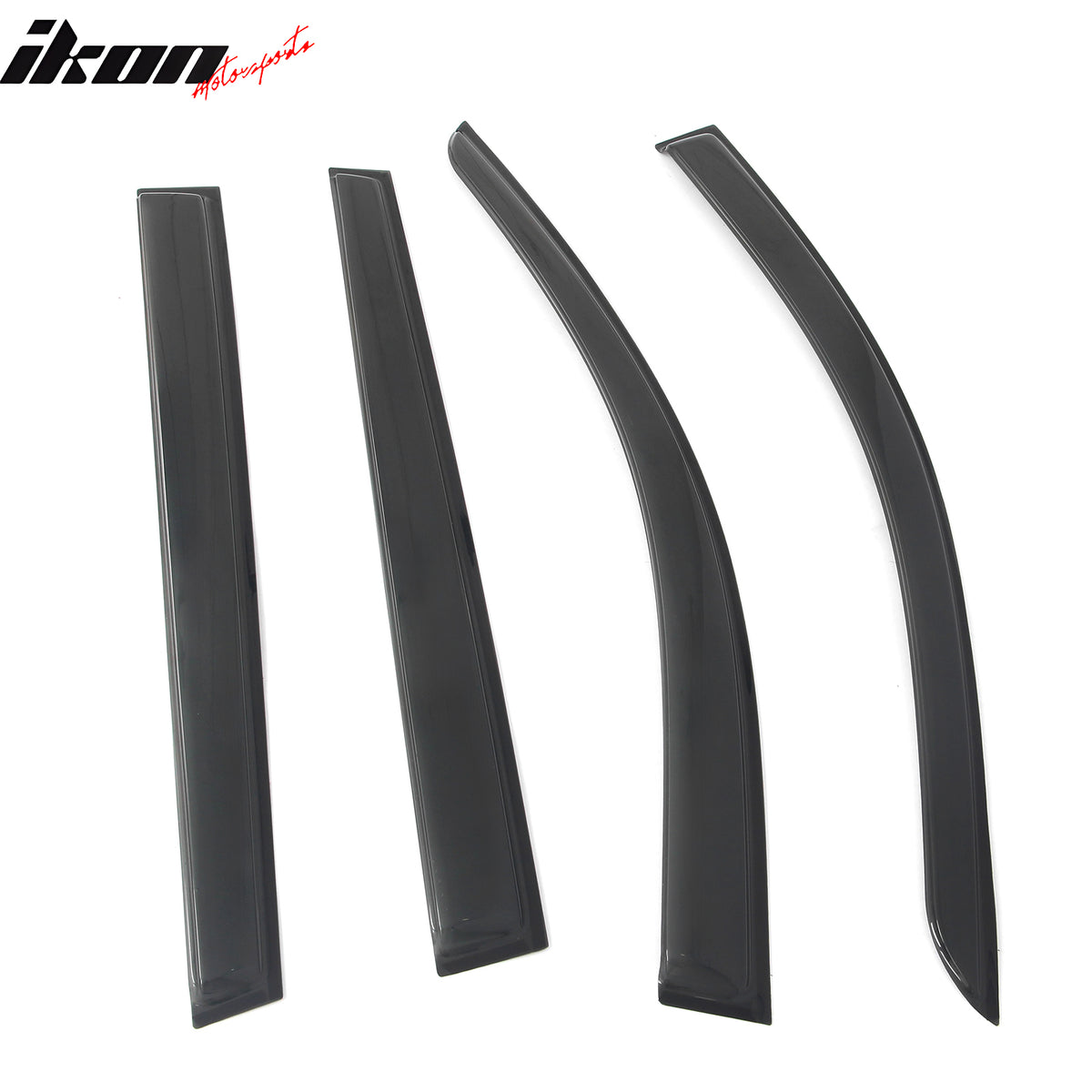Fits 24-26 Chevrolet Traverse Tape-on Window Visors Vent Rain Guards Deflectors