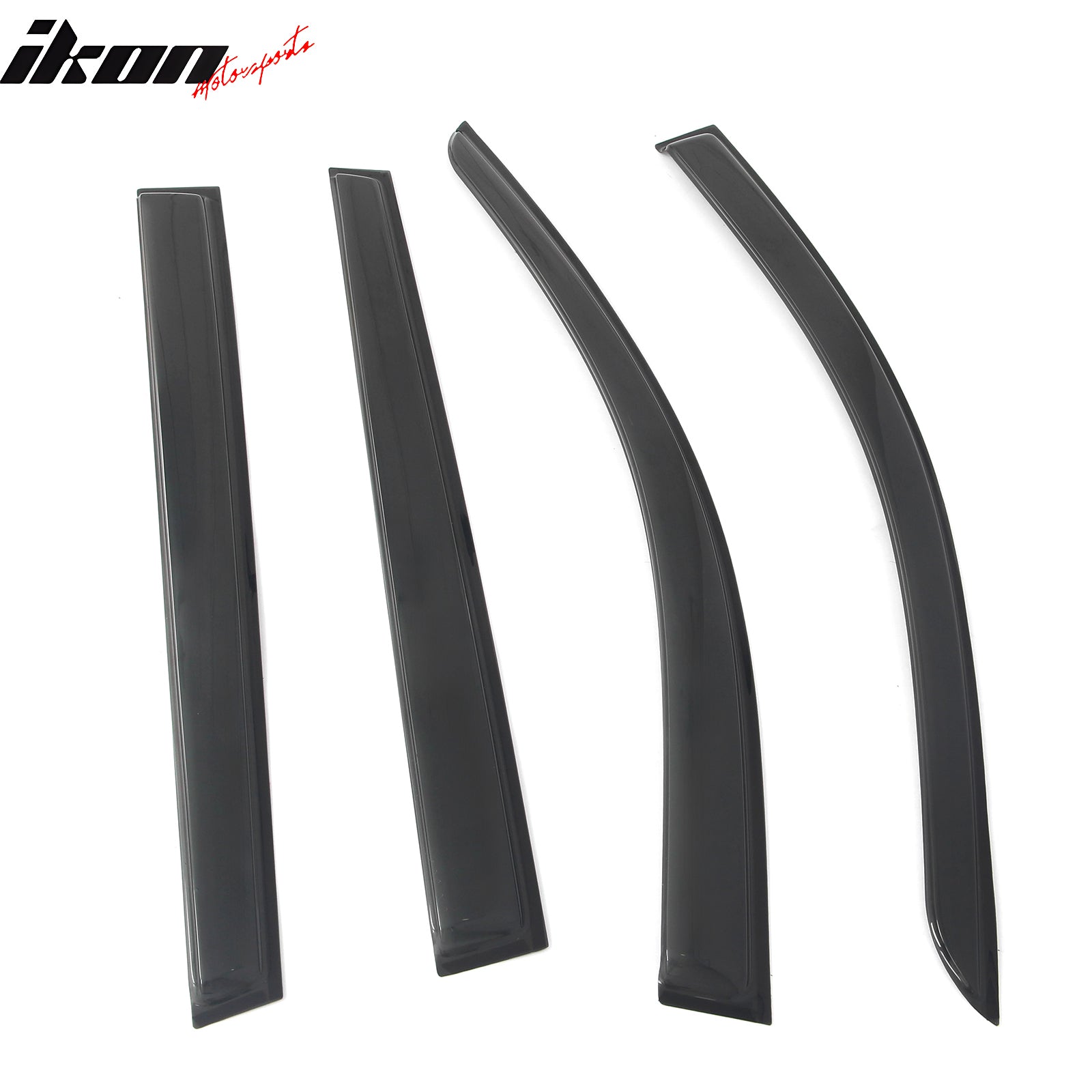 Fits 24-26 Chevrolet Traverse Tape-on Window Visors Vent Rain Guards Deflectors