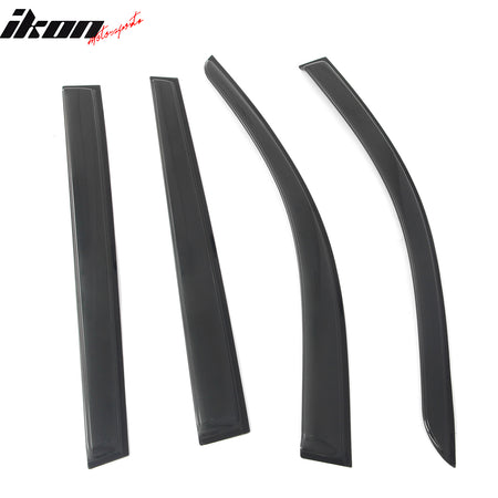 Fits 24-26 Chevrolet Traverse Tape-on Window Visors Vent Rain Guards Deflectors