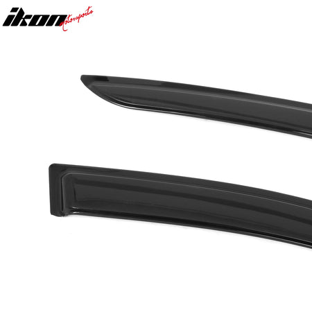 Fits 19-25 Cadillac XT4 Tape on Window Visors Vent Rain Sun Guards Deflectors