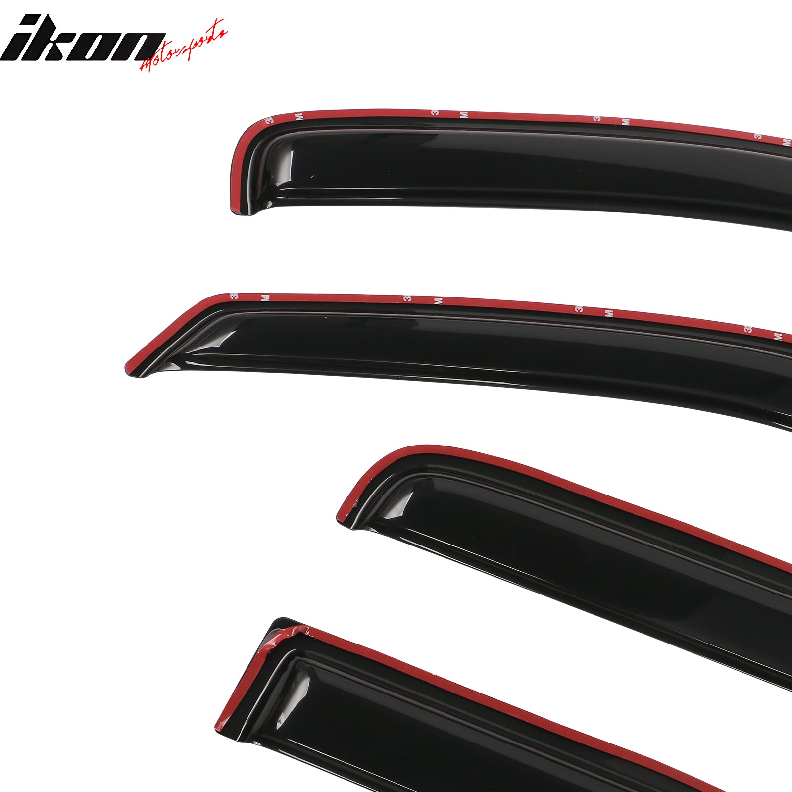 Fits 00-04 Dodge Dakota Crew Cab In Channel Window Visors Guards Acrylic 4PCS