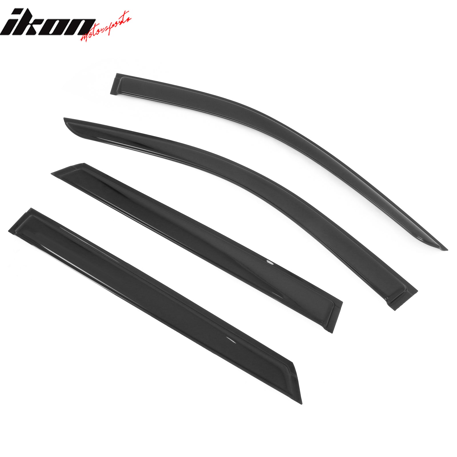 Fits 11-26 Dodge Durango Window Visors Acrylic Sun Shade Rain Guard 4Pc Set