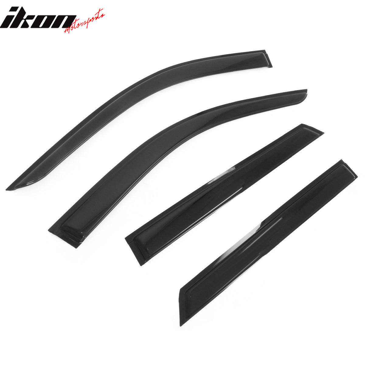 Fits 11-26 Dodge Durango Window Visors Acrylic Sun Shade Rain Guard 4Pc Set