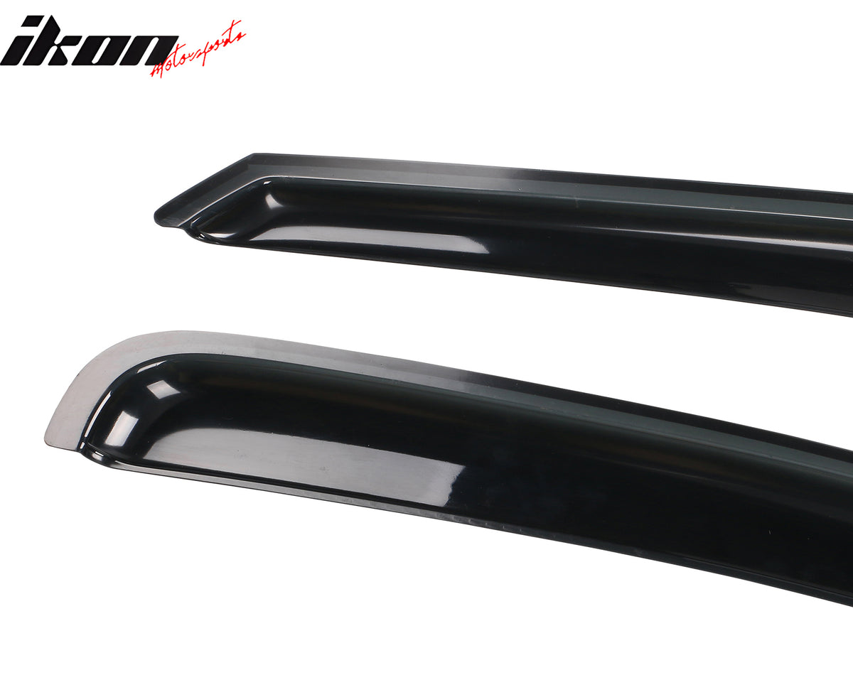 Fits 94-02 Dodge Ram 1500 2500 3500 2PCS Window Visors Rain Deflector In-Channel