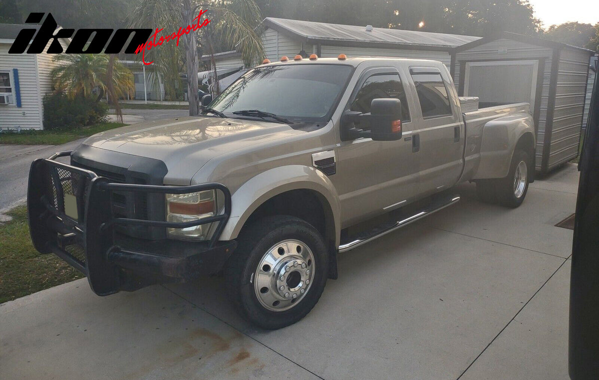 Fits 99-16 F250 F350 F450 F550 Super Duty Crew Cab Window Visors Vent Rain Guard