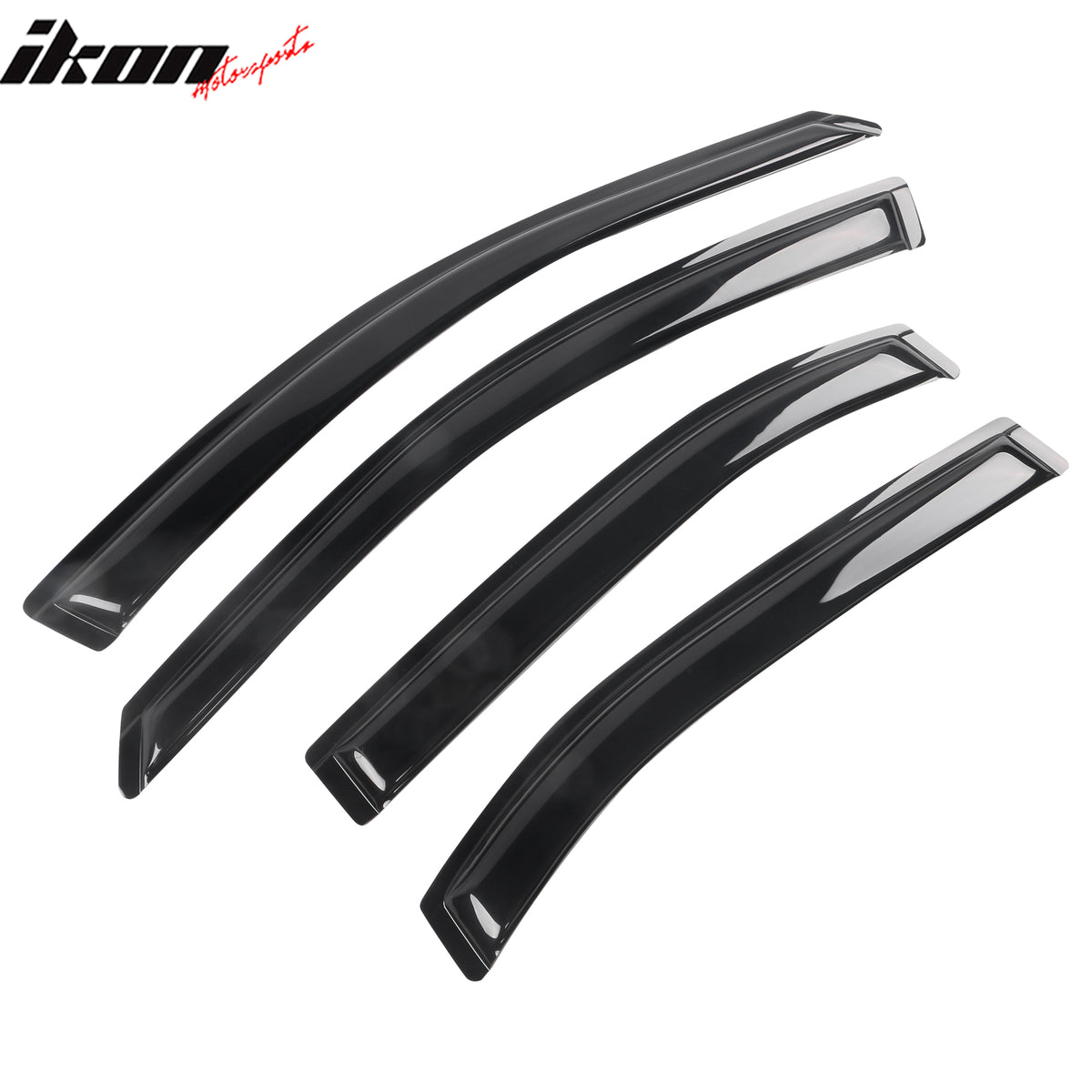 Fits 06-12 Ford Fusion Lincoln MKZ Window Visor Sun Rain Guard Deflector 4PC Set