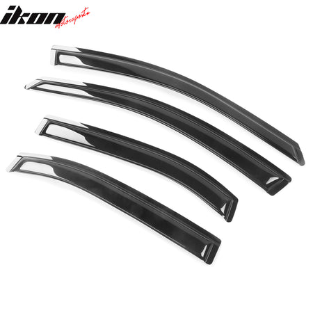 Fits 06-12 Ford Fusion Lincoln MKZ Window Visor Sun Rain Guard Deflector 4PC Set