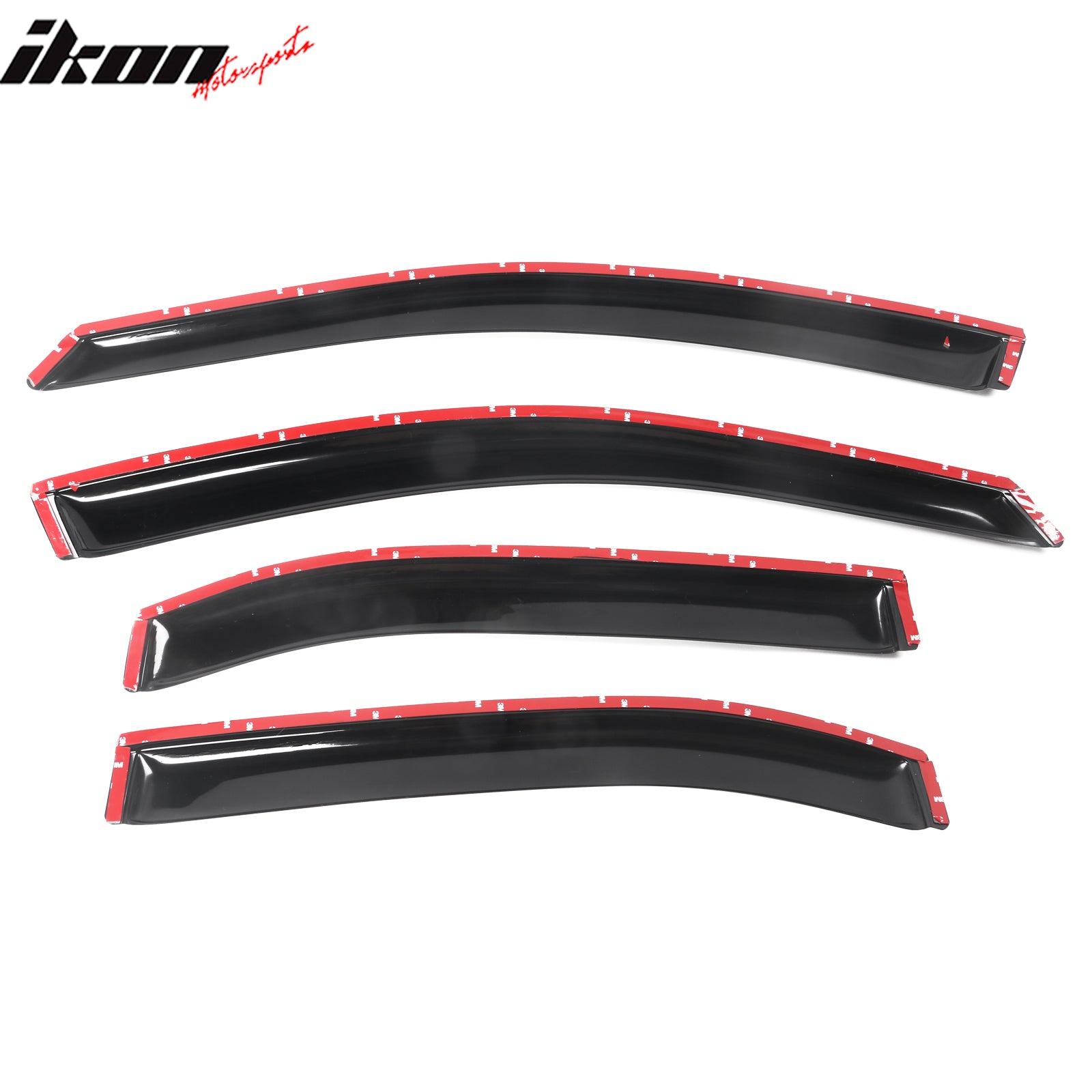 Fits 06-12 Ford Fusion Lincoln MKZ Window Visor Sun Rain Guard Deflector 4PC Set