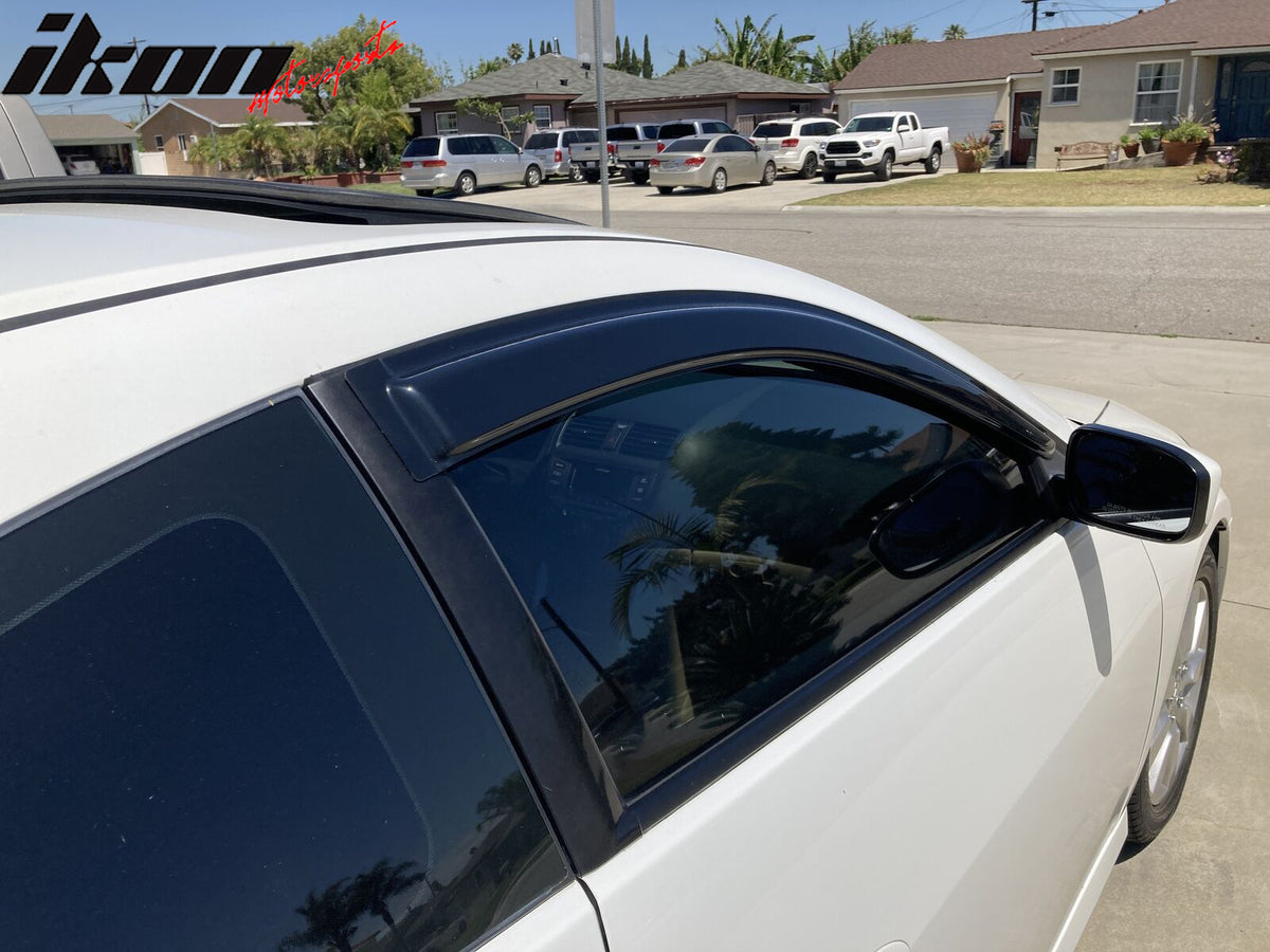 Fits 03-07 Honda Accord 2-Door Coupe Acrylic Window Visors 2Pc Set