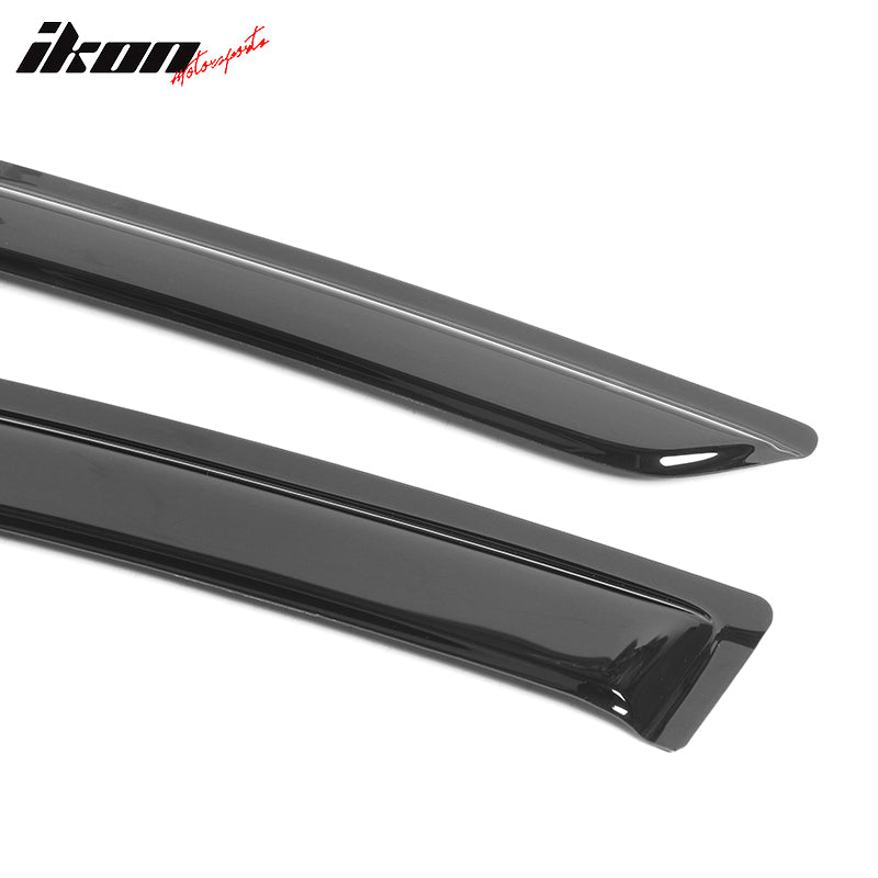 2013-2017 Honda Accord Coupe Slim Style Smoke Window Visor Acylic