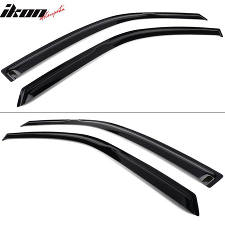 Fits 94-97 Honda Accord Coupe Window Visors Air Deflector Acrylic 2Pc Set