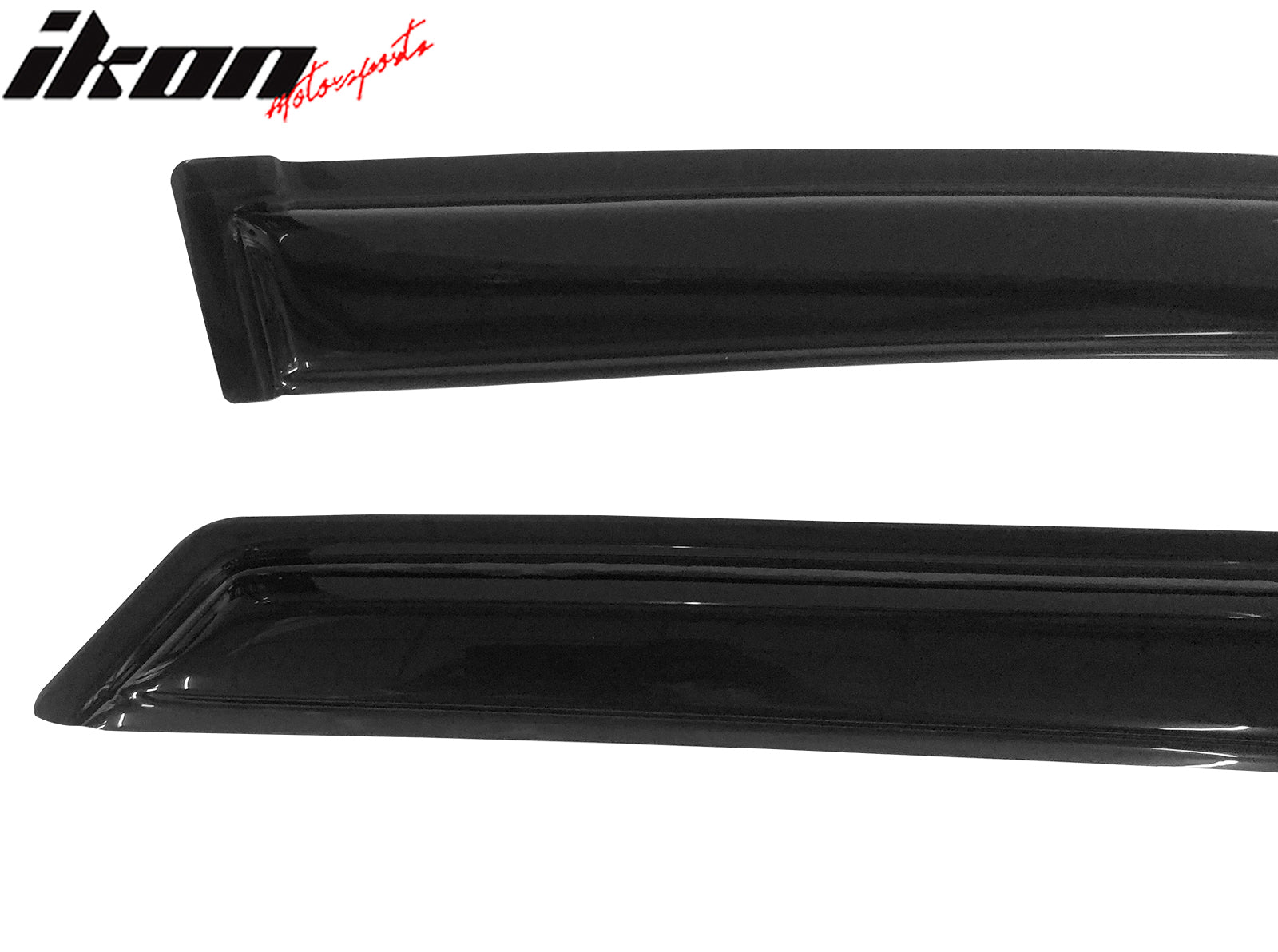 Fits 98-02 Honda Accord Coupe Tape On Acrylic 2PCS Window Visors Vent Rain Guard