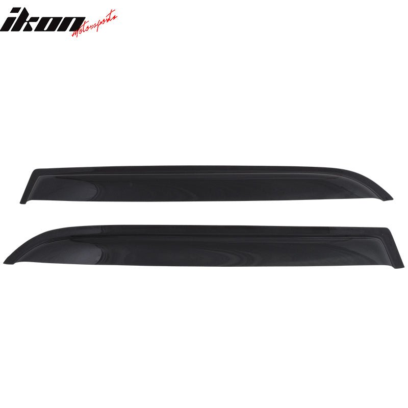 Fits 88-91 Honda Civic Sedan 4PCS Tape On Window Visors Vent Rain Sun Guards PC